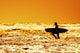 Surfing and Sunset Wall Decal