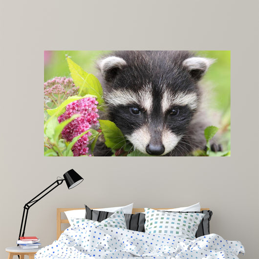 Fleurs Et Raton Wall Decal