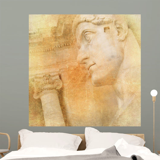 Roman Landmarks Vintage Series Wall Decal Design 2