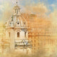 Roman Landmarks Vintage Series Wall Decal Design 1