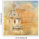 Roman Landmarks Vintage Series Wall Decal Design 1