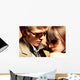 Portrait Pretty Young Woman Wall Decal