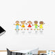 Group Happy Children Wall Decal Design 2