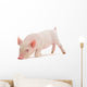 Snuffling Pig Wall Decal