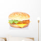 Fish Burger White Wall Decal