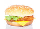 Fish Burger White Wall Decal
