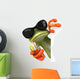 Frog and Holidays Wall Decal