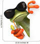 Frog and Holidays Wall Decal