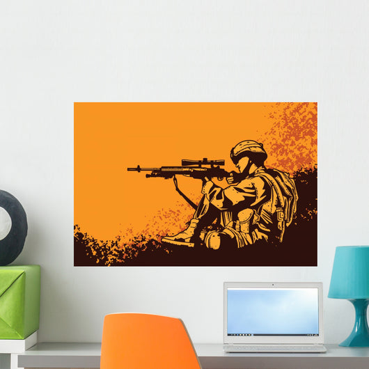 Sniper Wall Decal