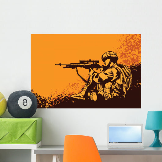 Sniper Wall Decal