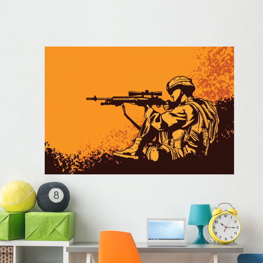 Sniper Wall Decal