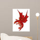 Red Dragon Wall Decal