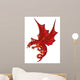 Red Dragon Wall Decal