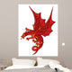 Red Dragon Wall Decal
