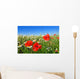 Field Red Poppy and Wall Decal