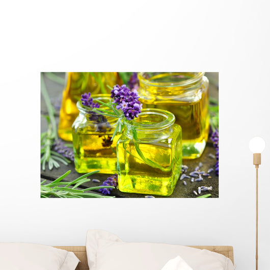 Massage Oil Lavender Wall Decal