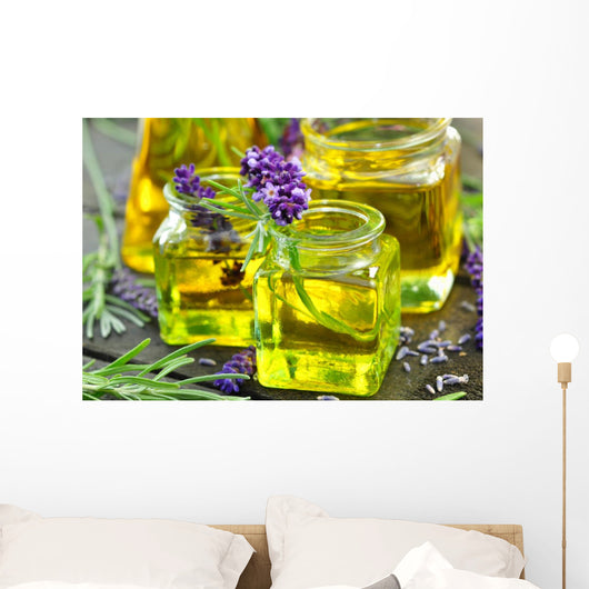 Massage Oil Lavender Wall Decal