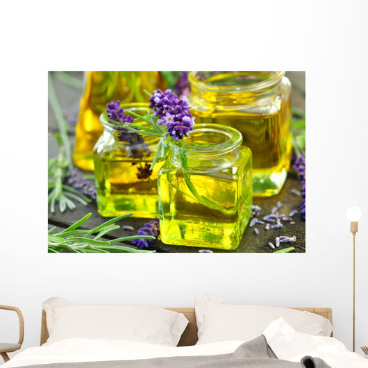 Massage Oil Lavender Wall Decal