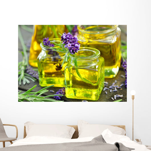 Massage Oil Lavender Wall Decal