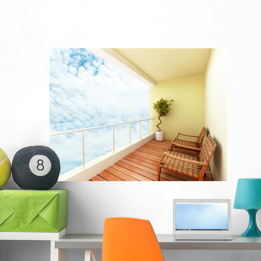 Balcony Wall Decal