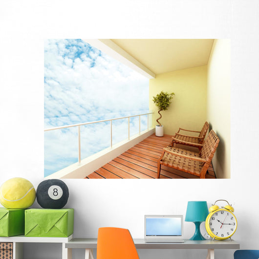 Balcony Wall Decal