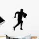 Sport Silhouette Rugby Football Wall Decal