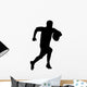 Sport Silhouette Rugby Football Wall Decal