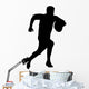 Sport Silhouette Rugby Football Wall Decal