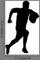 Sport Silhouette Rugby Football Wall Decal