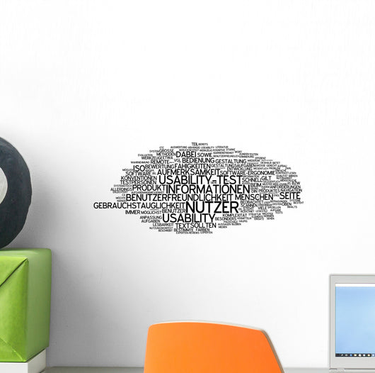 Usability Benutzerfreundlichkeit Wall Decal