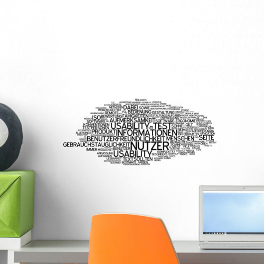 Usability Benutzerfreundlichkeit Wall Decal
