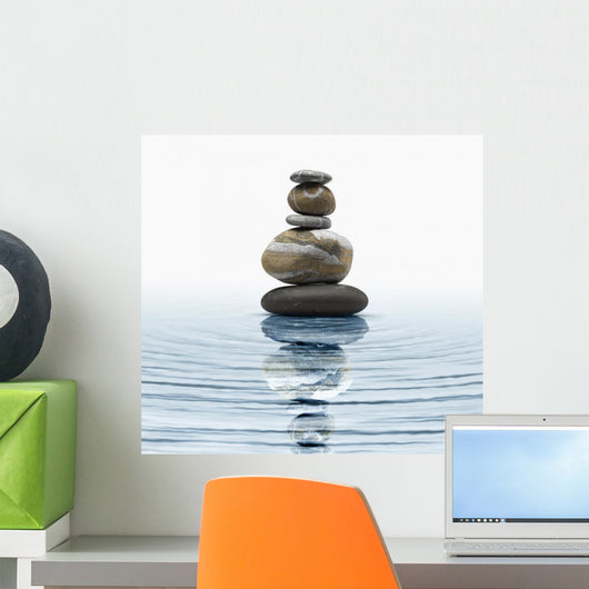 Zen Stones Water Wall Decal