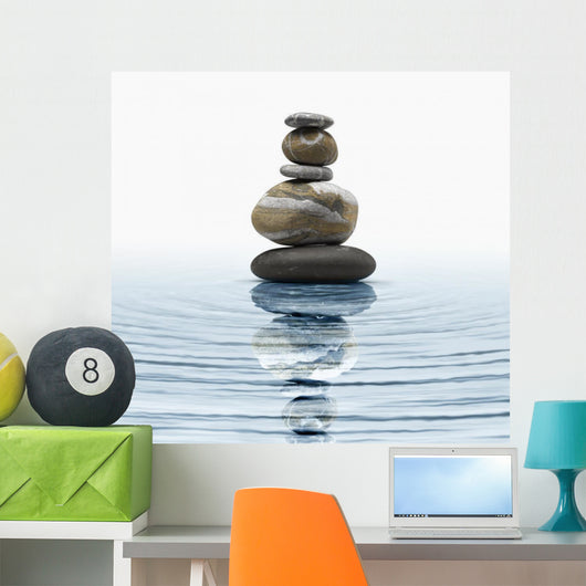 Zen Stones Water Wall Decal