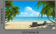 Two Beach Chairs White Wall Decal