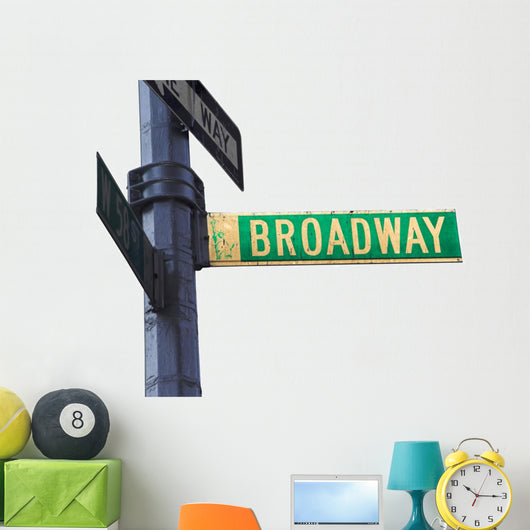 Broadway Sign Wall Decal