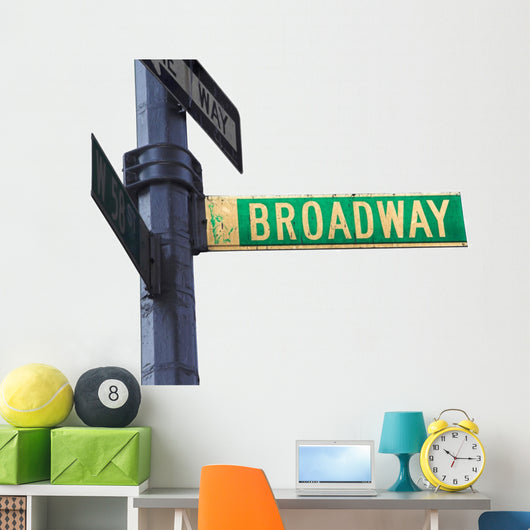 Broadway Sign Wall Decal