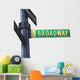 Broadway Sign Wall Decal