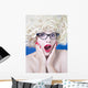 Pretty Girl with Funny Wall Decal