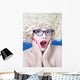 Pretty Girl with Funny Wall Decal