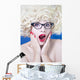 Pretty Girl with Funny Wall Decal