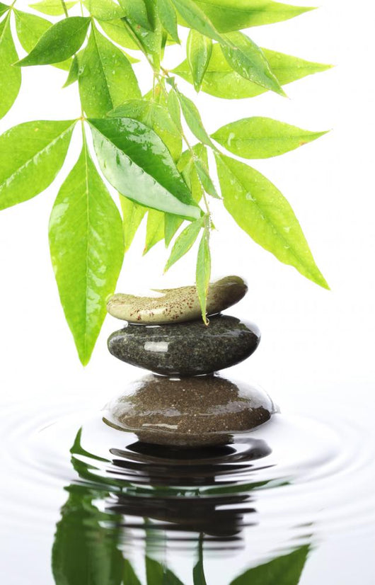 Stacked Stones Water Wall Decal