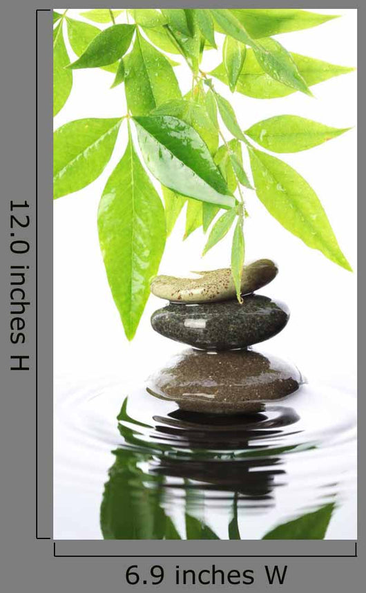 Stacked Stones Water Wall Decal