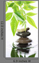 Stacked Stones Water Wall Decal