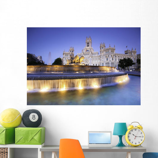 Plaza Cibeles Madrid Spain Wall Decal