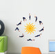 Steps Yoga Surya Namaskar Wall Decal
