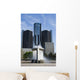 Renaissance Center and Fountain Wall Decal