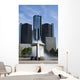 Renaissance Center and Fountain Wall Decal