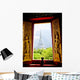 Looking through Window Wall Decal