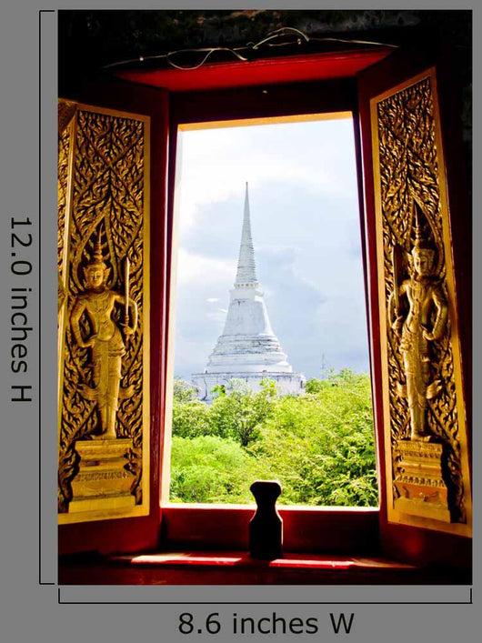 Looking through Window Wall Decal