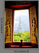 Looking through Window Wall Decal